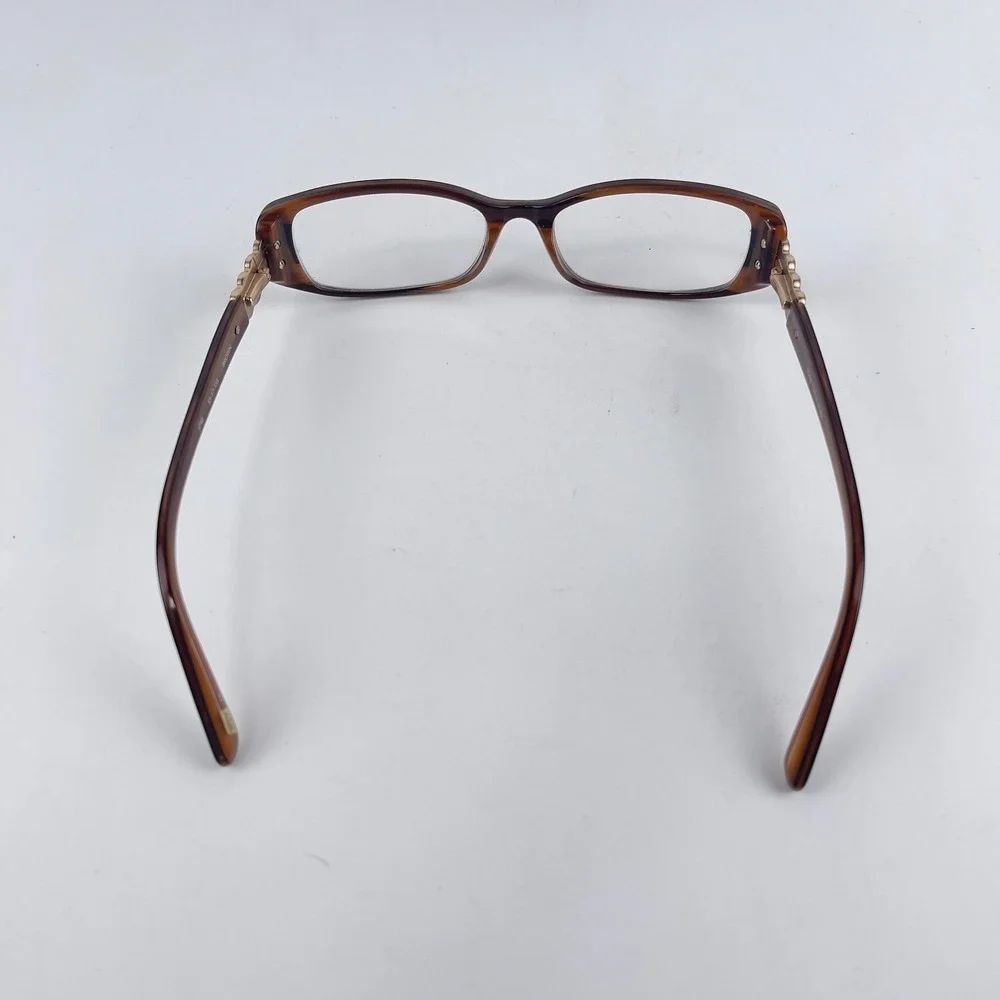 Jones New York Women's Eyeglasses J740 Frame Brown Full Rim 53-17-135‎ mm